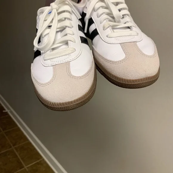adidas Samba White Black Gum Sneakers - Picture 2 of 9